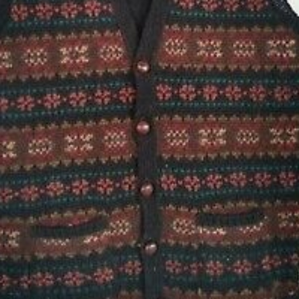 RALPH LAUREN FAIR ISLE WOOL VEST